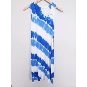 Calvin Klein Blue Tie Dye Dress Size 2